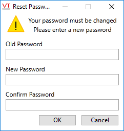 Reset password