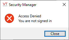 You are not logged on